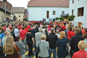 Na atriju Ipavčeva kulturnega centra se je odvijal pravi praznik kulture